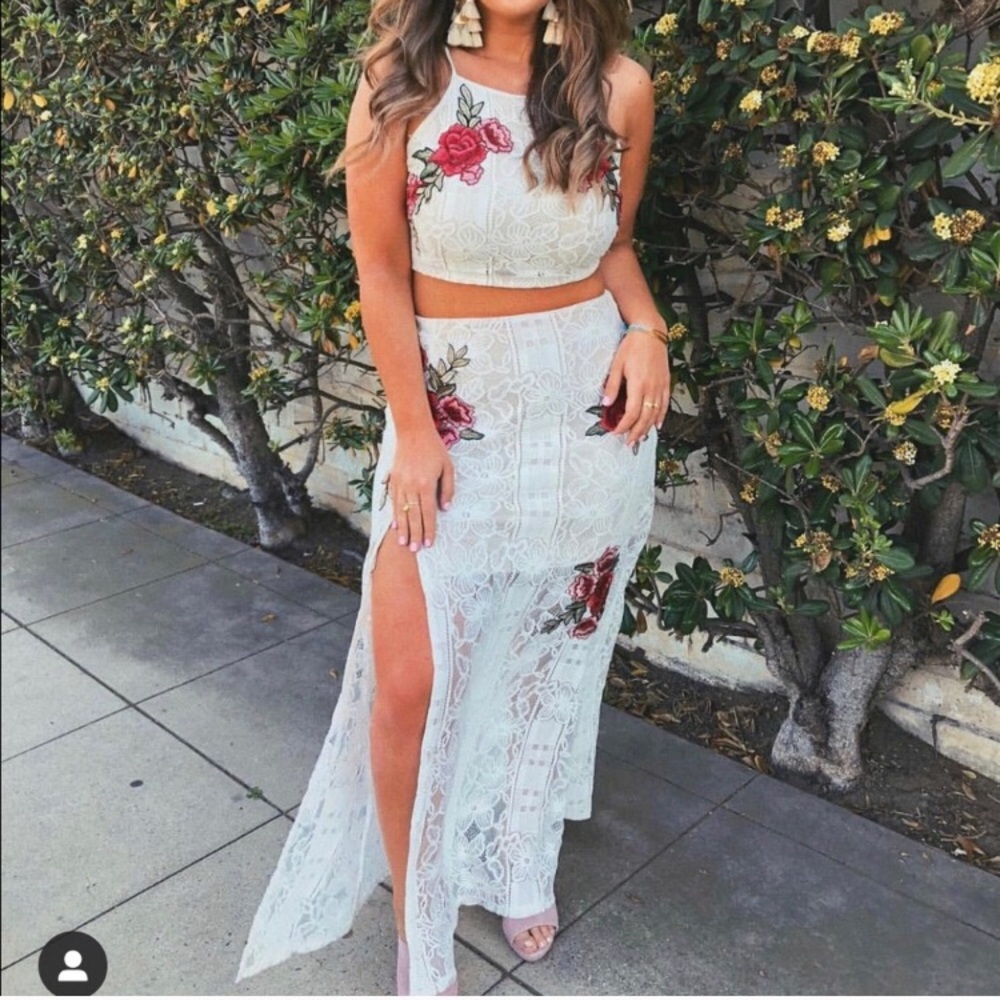 Lulus two piece maxi